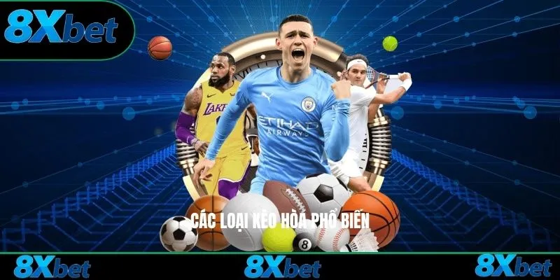 Các loại kèo hòa 8xbet phổ biến